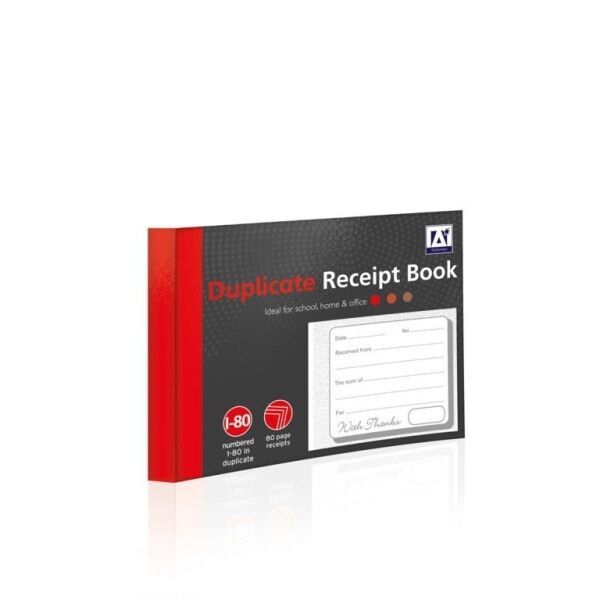 A Star Duplicate Receipt Book