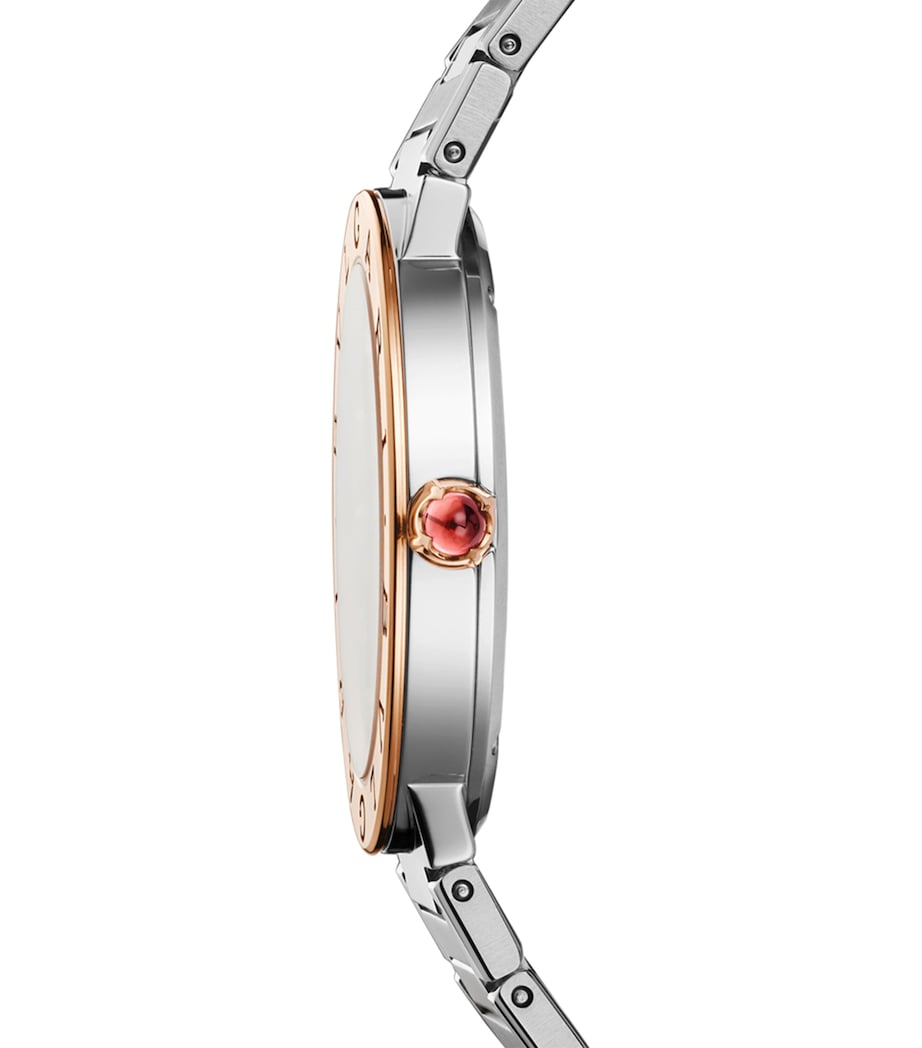 Bvlgari BVLGARI watch stainless steel rose gold 33mm, UK version