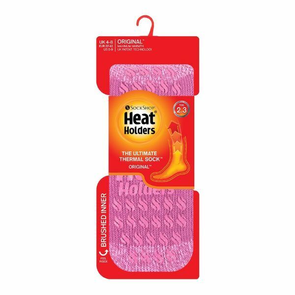 Heat Holders Ladies Thermal Socks with Grips 4-8 UK GOODS Superdrug   