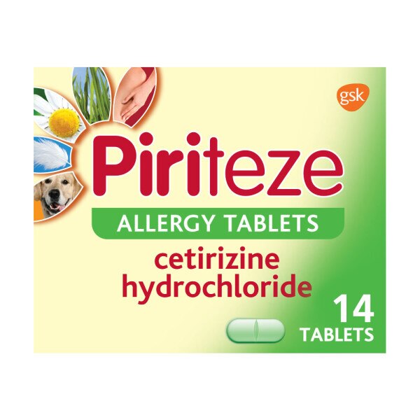 Piriteze Antihistamine Allergy Relief Tablets 14s GOODS Superdrug   