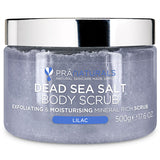 PraNaturals Dead Sea Salt Body Scrub 500g - Lilac GOODS Superdrug   