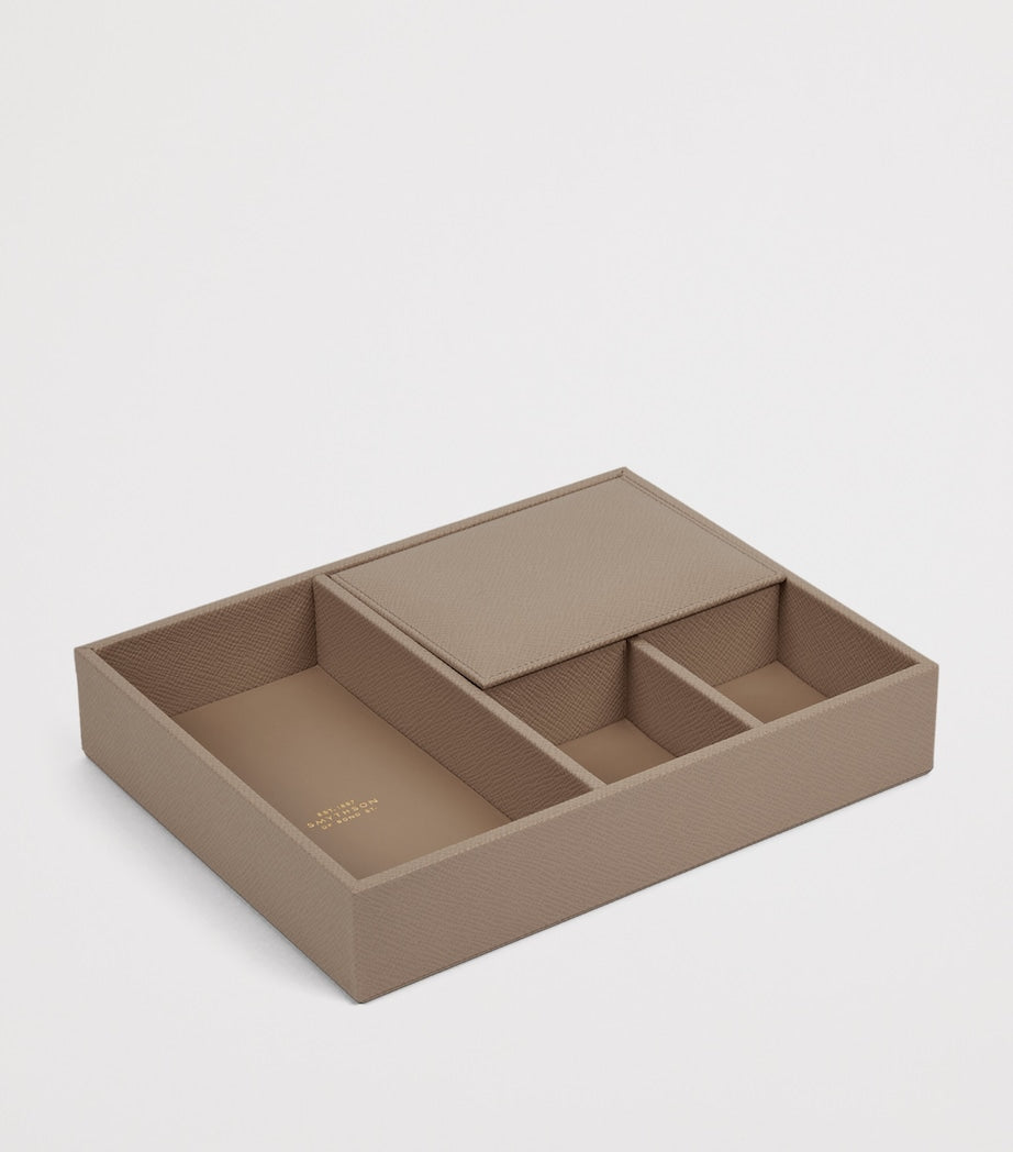 Smythson Panama Leather Valet Tray (British brand)