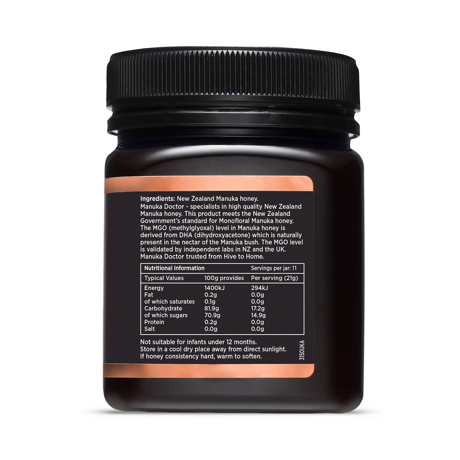 Manuka Doctor Monofloral Manuka Honey MGO 740 250g