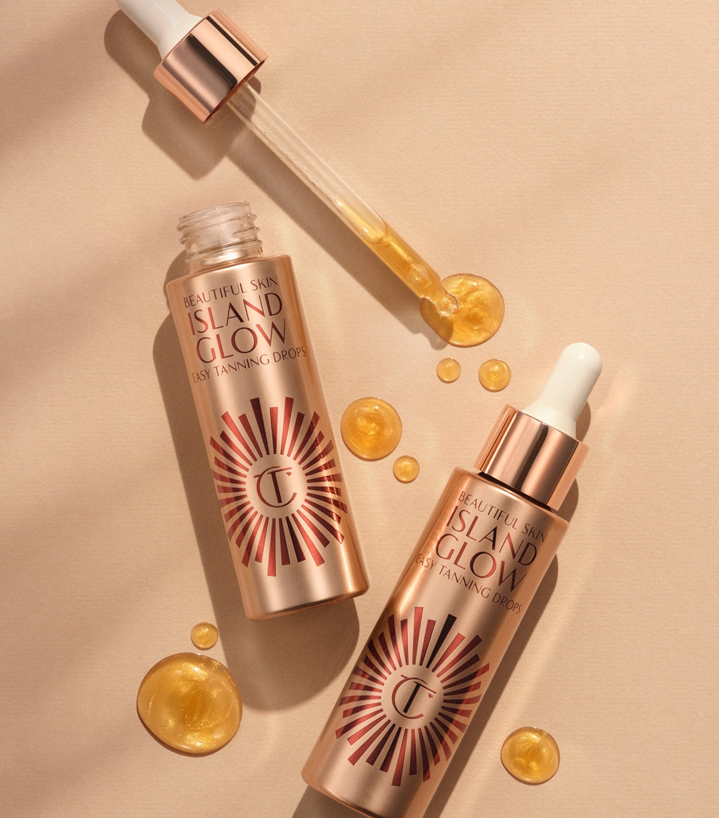 Charlotte Tilbury Island Glow Easy Tanning Drops 30ml - British product