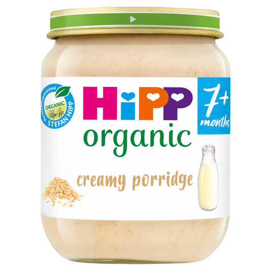 HiPP Organic Creamy Porridge Baby Food Jar 7+ Months 160g GOODS Sainsburys   