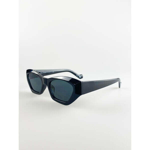 SVNX black angular cat-eye sunglasses, imported from the UK