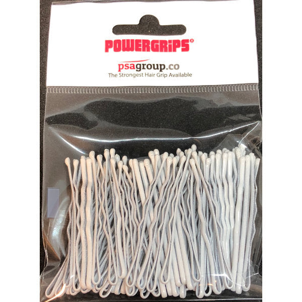 Powergrips white hair clips 2 inch 72 pack - British product