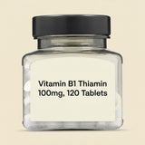 Holland & Barrett vitamin B1 100mg 120 tablets, UK version