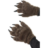 Smiffys Hairy Monster Hands brown furry costume accessory, UK version