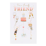 UK Greetings Lovely Friend Birthday Card General Household ASDA   