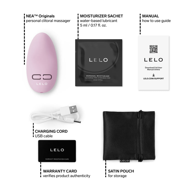 LELO NEA Originals clitoral massager soft pink, UK version