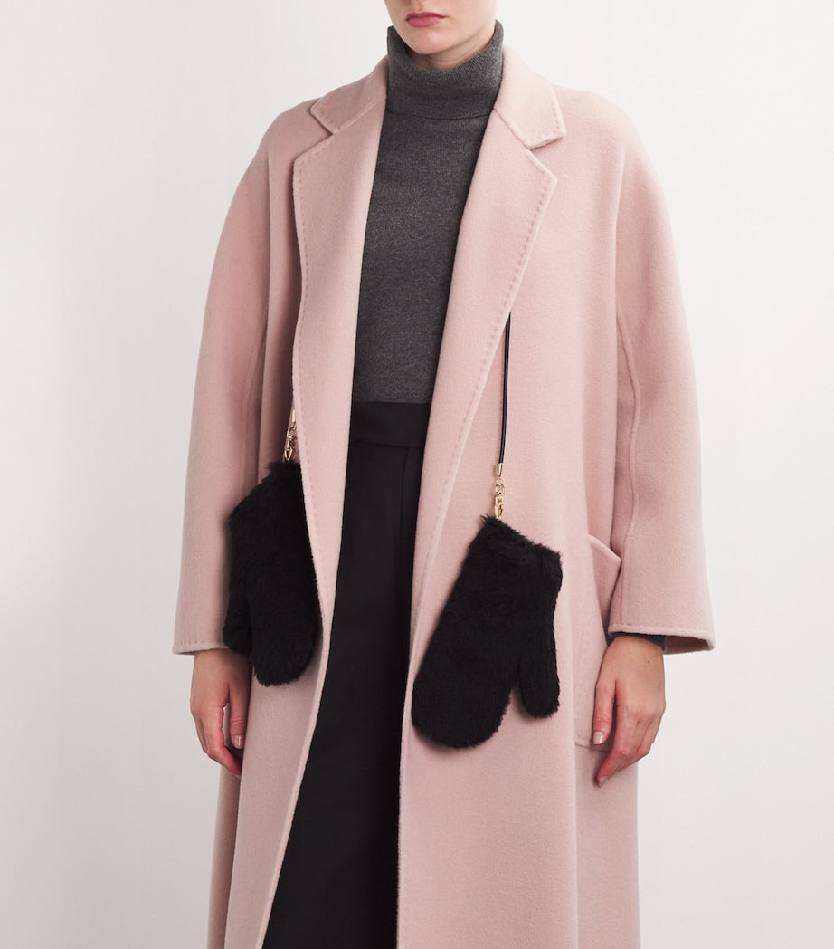 Max Mara alpaca wool silk blend gloves (British brand)