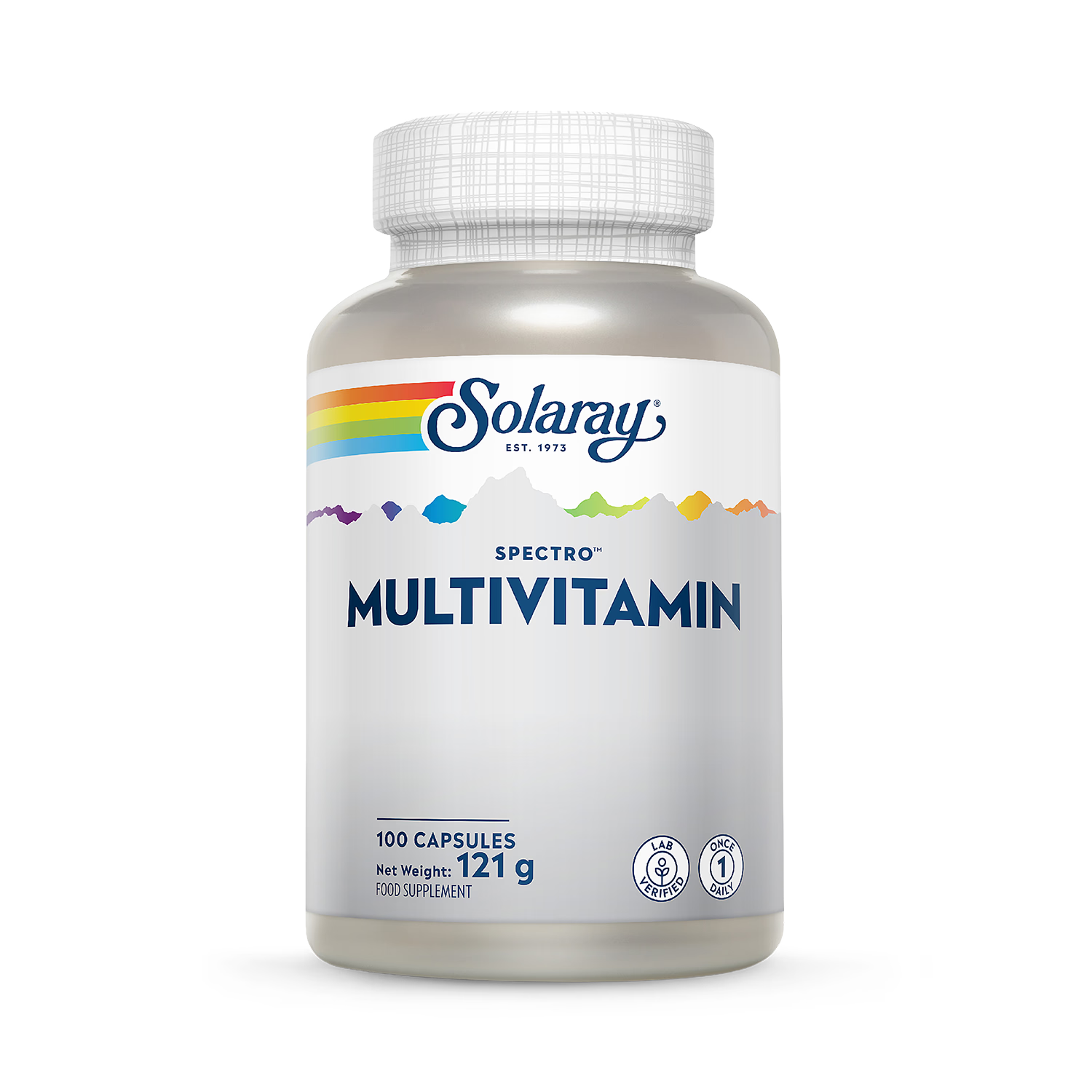 Solaray Spectro Multivitamin high-strength supplement, imported from the UK