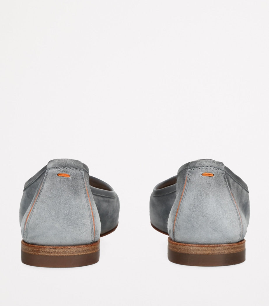Santoni Wildleder Andrea Loafers (britische Marke)