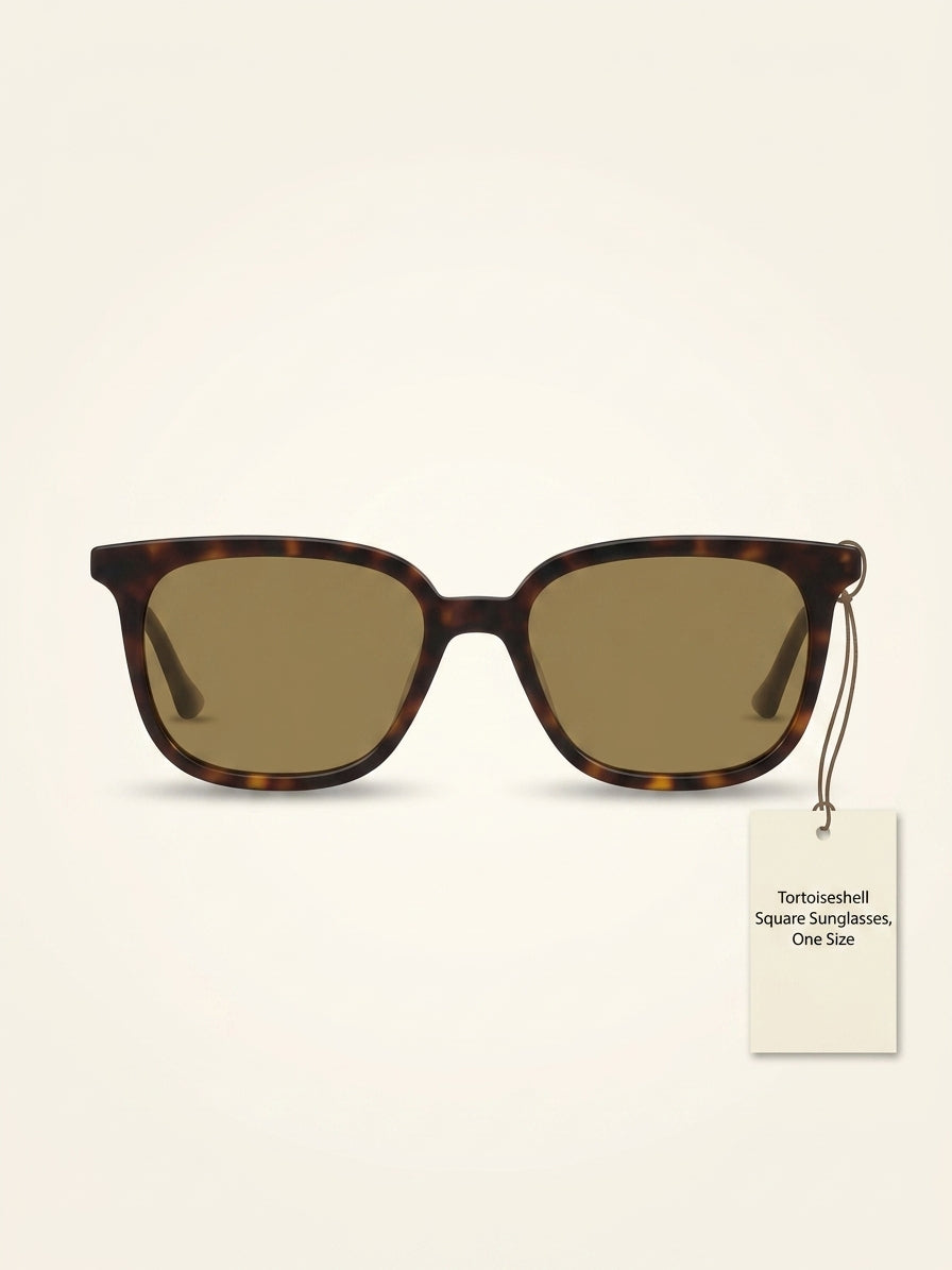 Gucci tortoiseshell square-frame acetate sunglasses, UK version