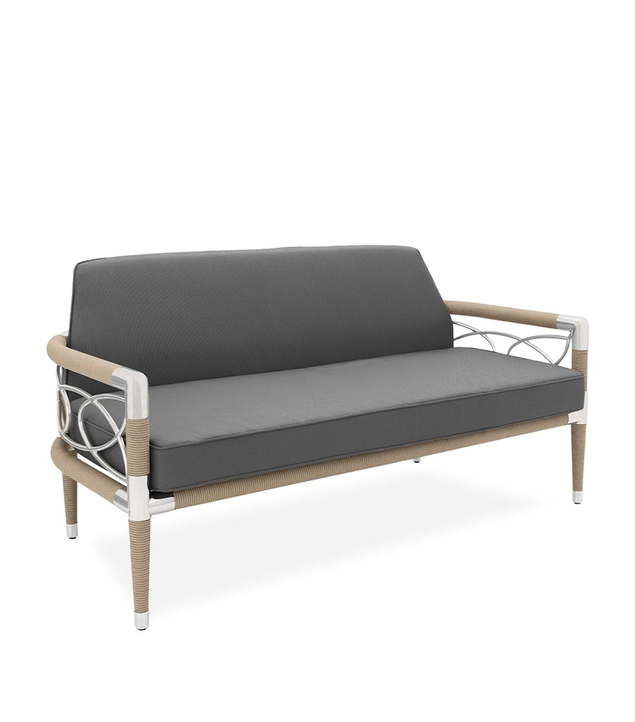 Indian Ocean Davos outdoor two-seater sofa - British product