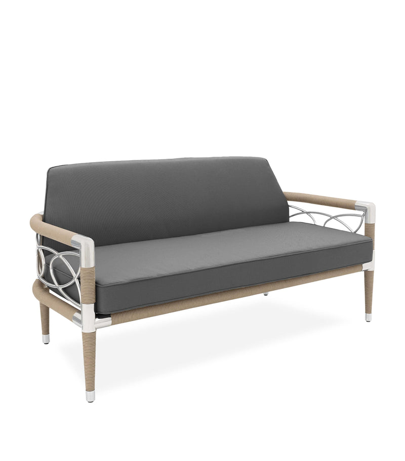 Indian Ocean Davos outdoor two-seater sofa - British product