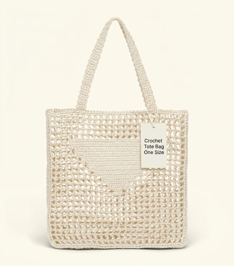 Prada crochet tote bag - British product