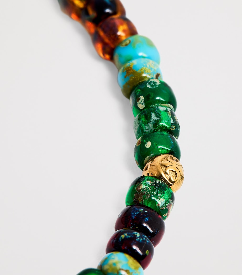 Nialaya Japanese Miyuki beaded bracelet green, imported from the UK