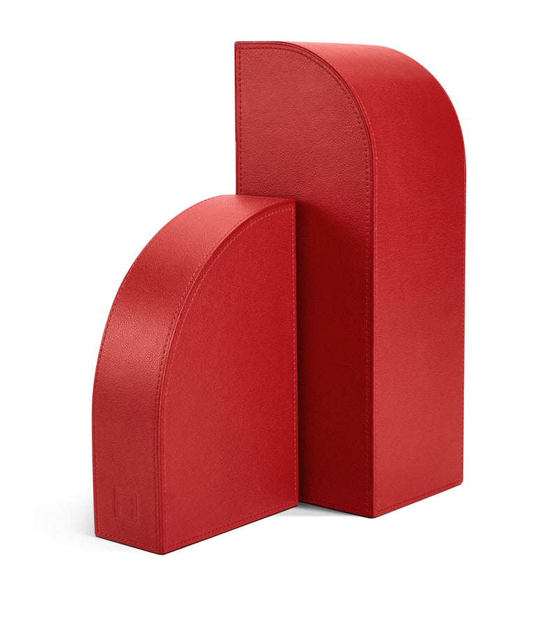 Assouline Left Cubist leather bookend - British product