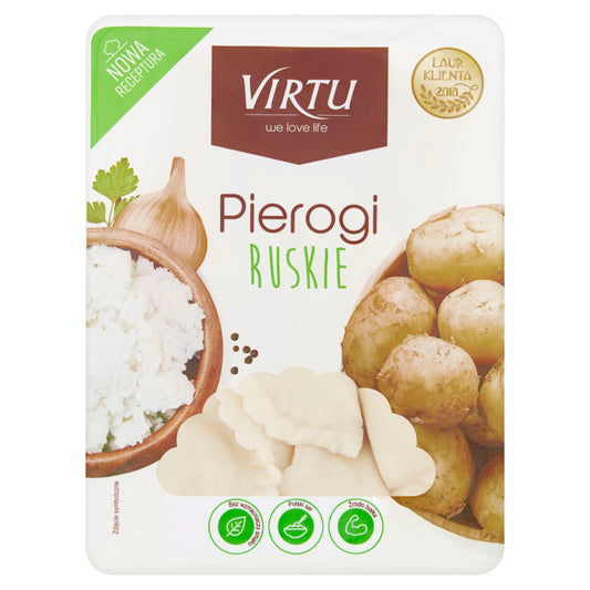 Virtu Pierogi Dumplings with Cottage Cheese and Potatoes 400g GOODS Sainsburys   