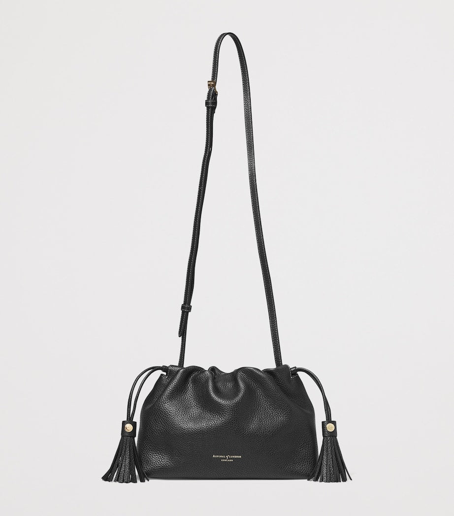 Aspinal of London Soho large leather cross-body pouch, imported from the UK