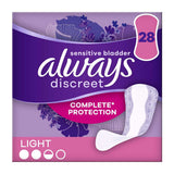 Always Discreet Incontinence Liners Light 28 liners GOODS Boots   