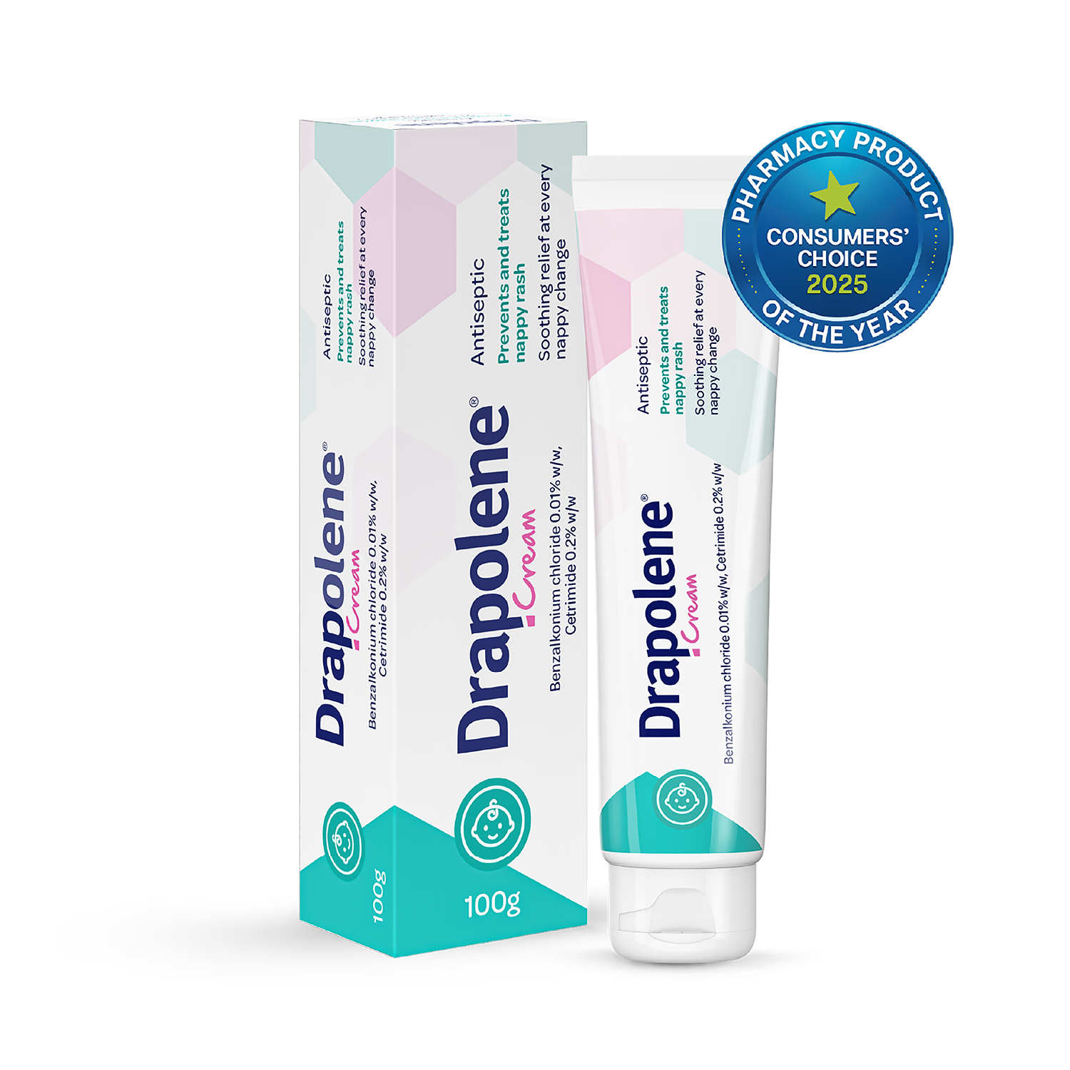 Drapolene Nappy Cream 100 grams - British product