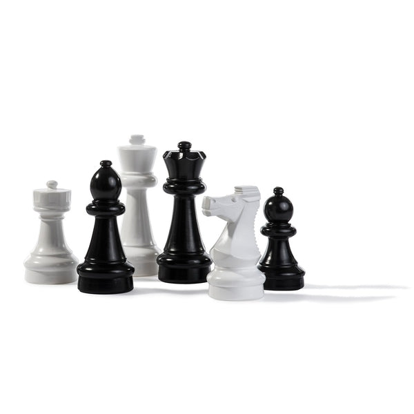 Rolly chess and draughts set small pieces, imported from the UK
