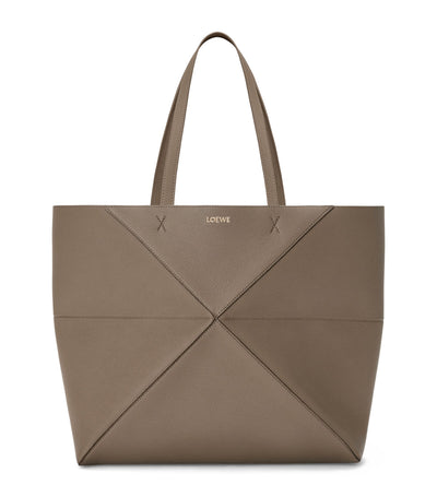 Harrods LOEWE Large Leather Puzzle Fold Tote Bag- Buy online at McGrocer
