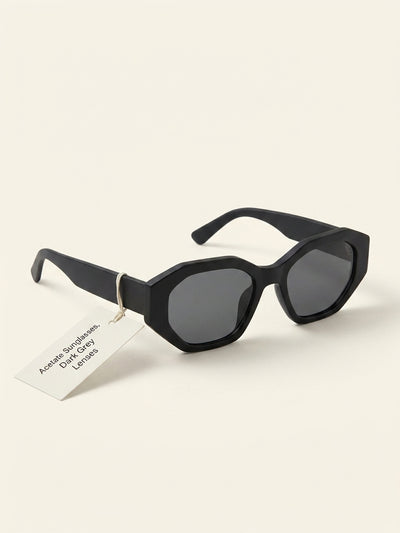John Lewis Celine CL40238U Women's Oval Sunglasses Shiny Black/Grey- Buy online at McGrocer