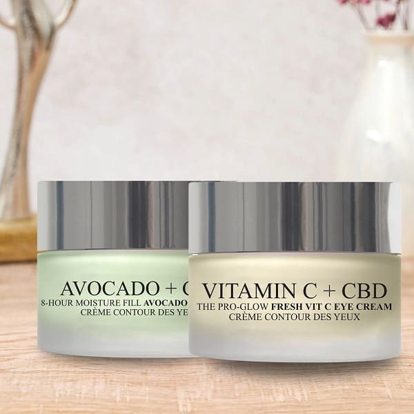 LBL avocado and vitamin C eye cream duo, imported from the UK