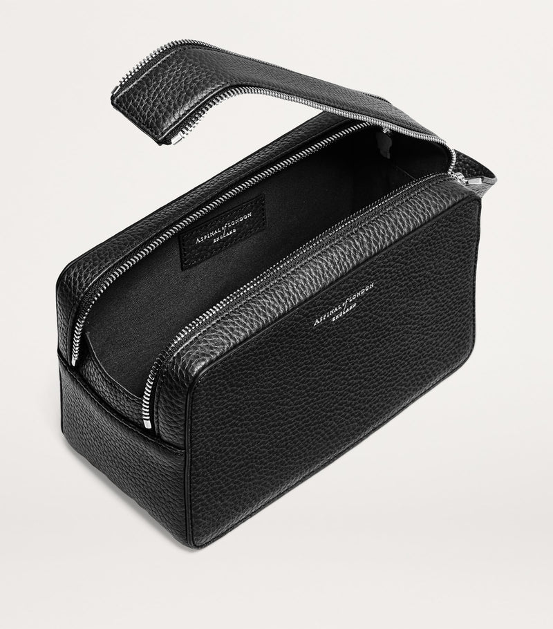 Aspinal Of London Leather Mount Street Toiletries Bag - British product