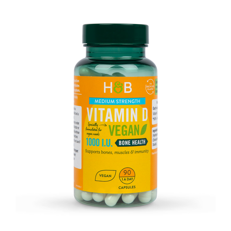 Holland & Barrett Vegan Vitamin D3 Capsules 90 Capsules, UK version