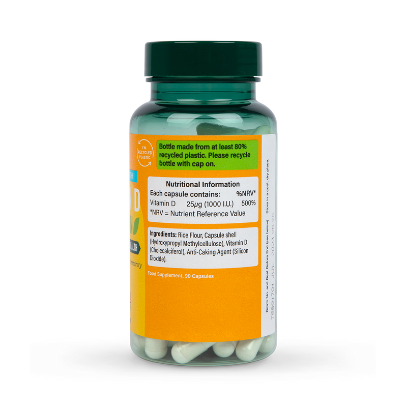 Holland & Barrett Vegan Vitamin D3 Capsules 90 Capsules, UK version