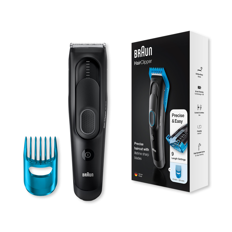 Braun Hair Clipper Series 5 HC5010 black, UK version