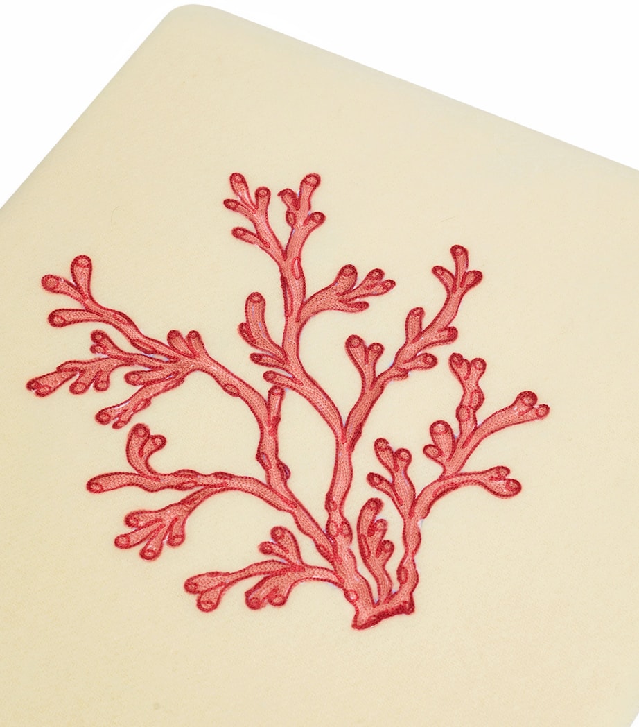 Loretta Caponi virgin wool Red Coral throw 132cm x 159cm (British brand)