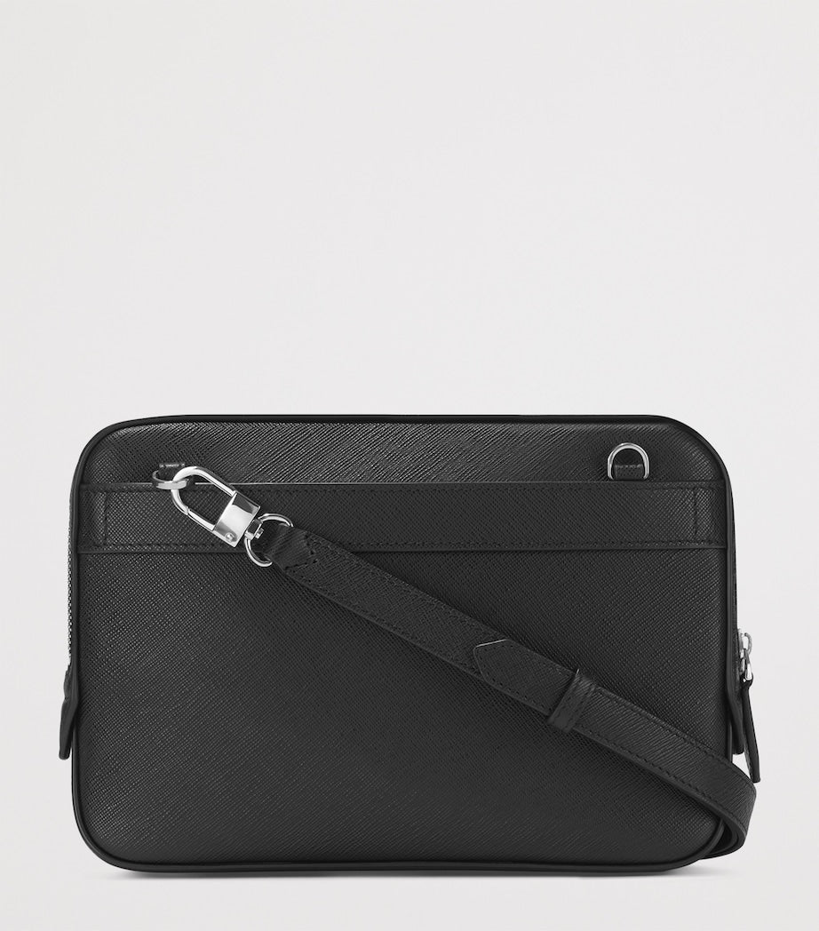 Montblanc mini leather Sartorial messenger bag (British brand)