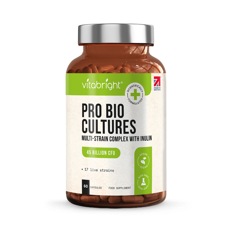 VitaBright probiotic complex 60 capsules 17 strains - British product
