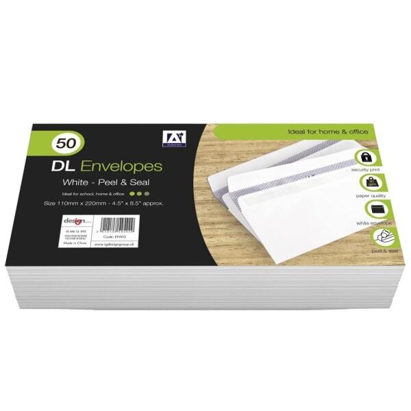 Anker DL Peel & Seal Envelopes (Pack of 50) GOODS Superdrug   