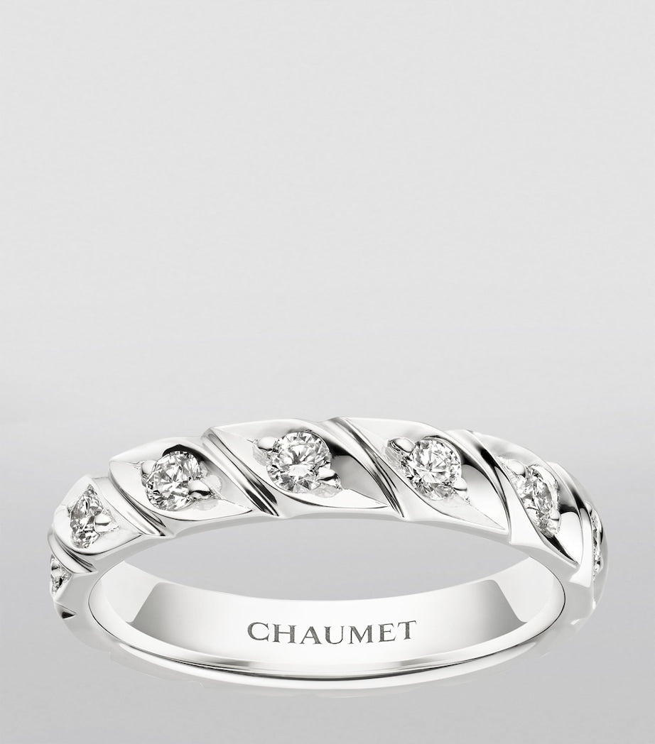 Chaumet Torsade de Chaumet wedding ring, UK version