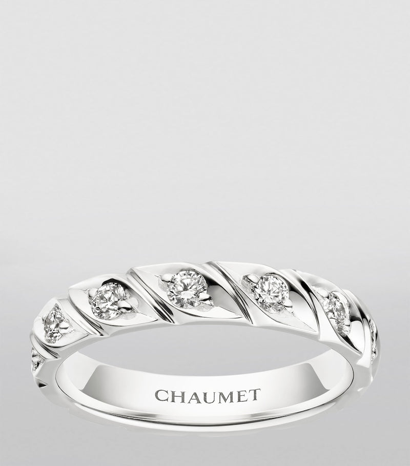Chaumet Torsade de Chaumet wedding ring, UK version