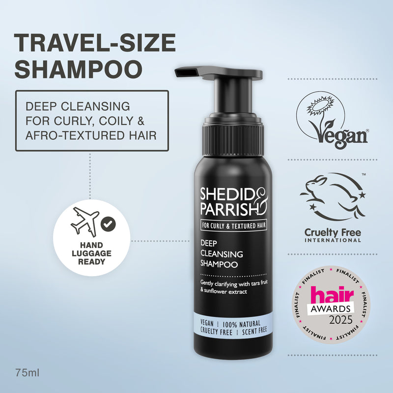 Shedid & Parrish mini curl discovery set travel sizes (British brand)