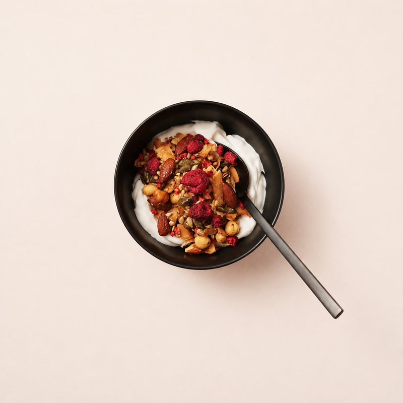 Keto Hana raspberry granola 300g, imported from the UK