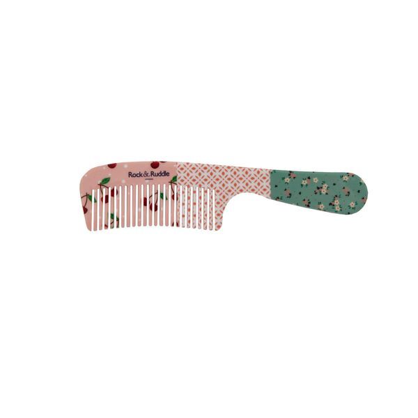 Rock & Ruddle Cherries Handle Comb