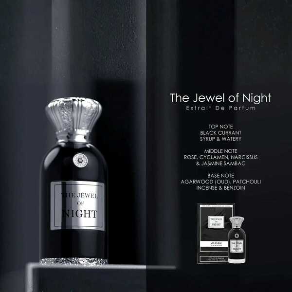 Anfar The Jewel of Night extrait perfume 100ml, imported from the UK