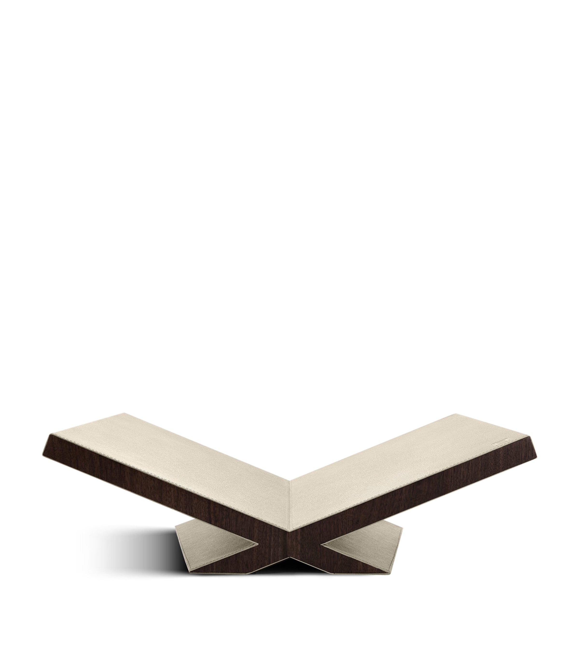 Assouline walnut leather ultimate culture bookstand - British product
