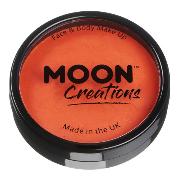 Moon Creations dark orange face paint pots, imported from the UK
