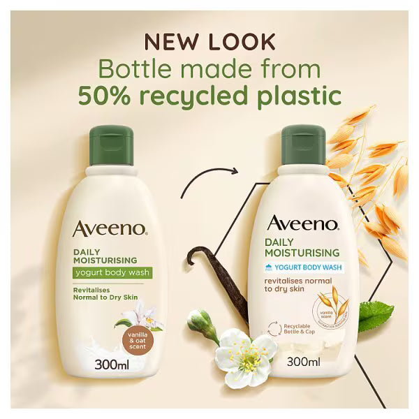 Aveeno Vanilla & Oats Body Wash 300ml - British product