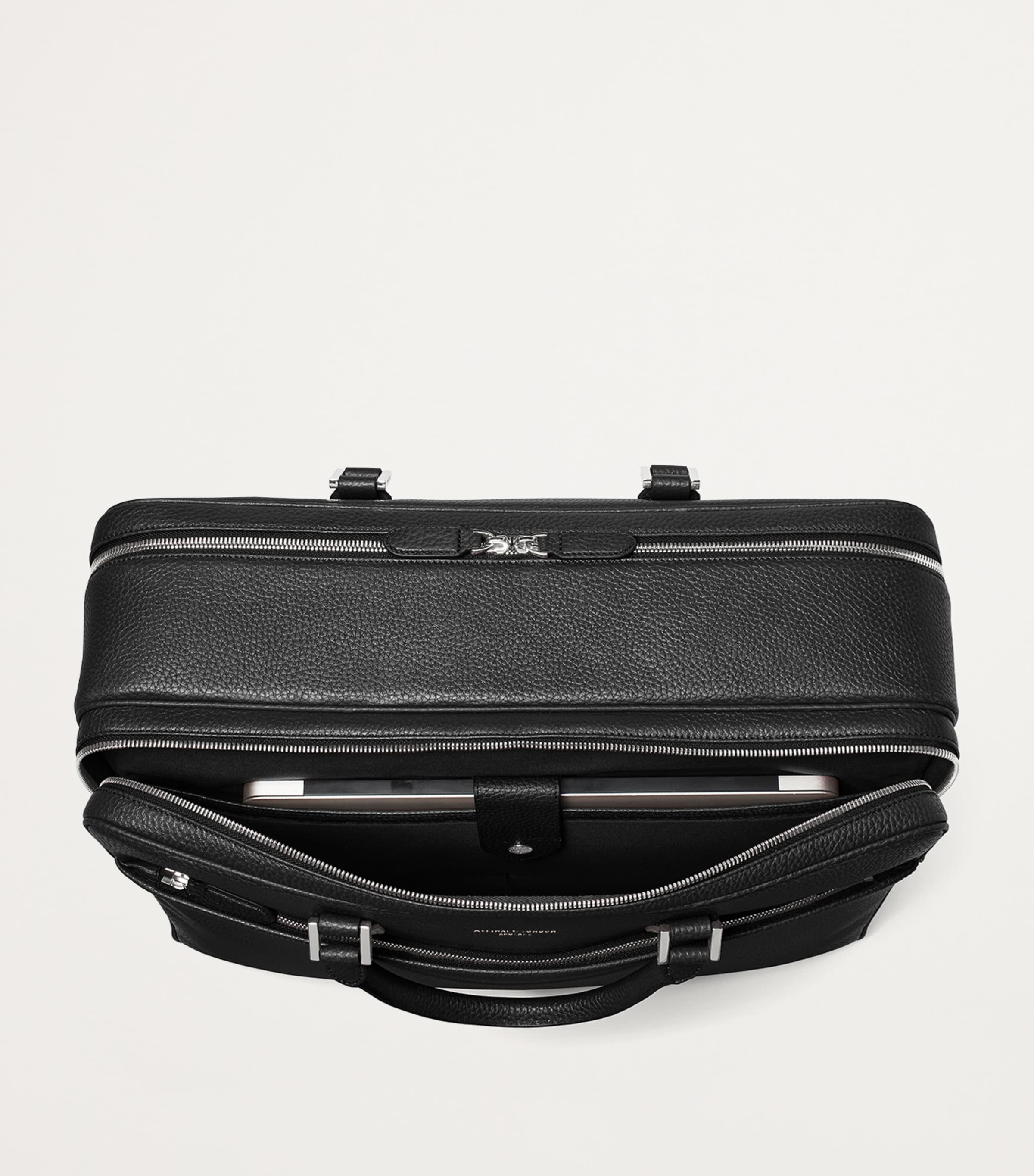 Aspinal Of London leather 48 Hour Mount Street travel bag - British product